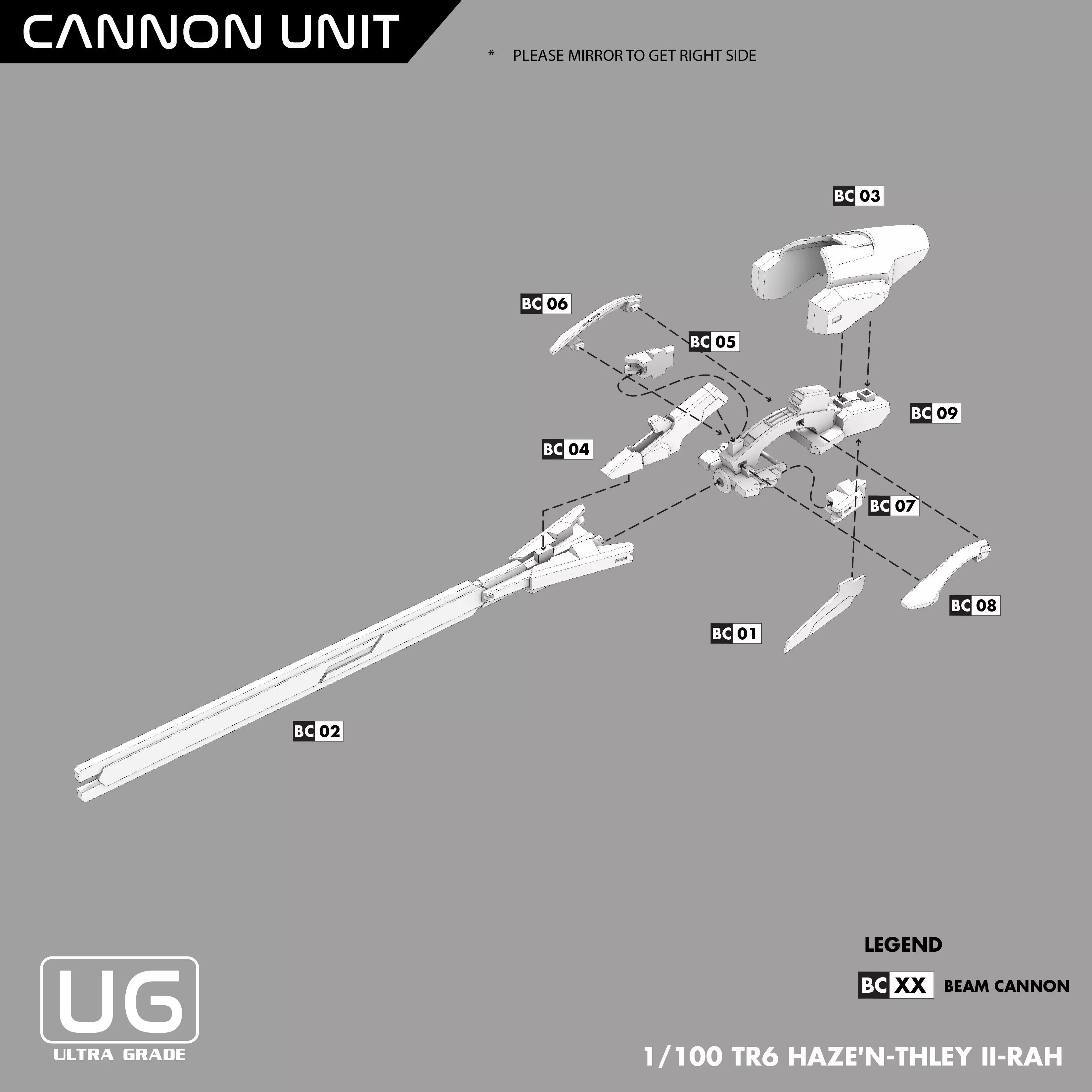 Gundam Woodward TR6 Mobile Suit STL file drawing 3D print model_5