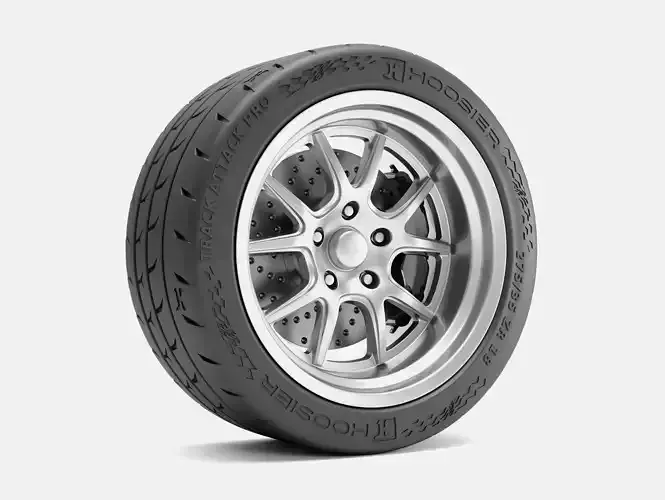 18x10 Rocket Attack Wheel Hoosier Track Attack Pro Tire