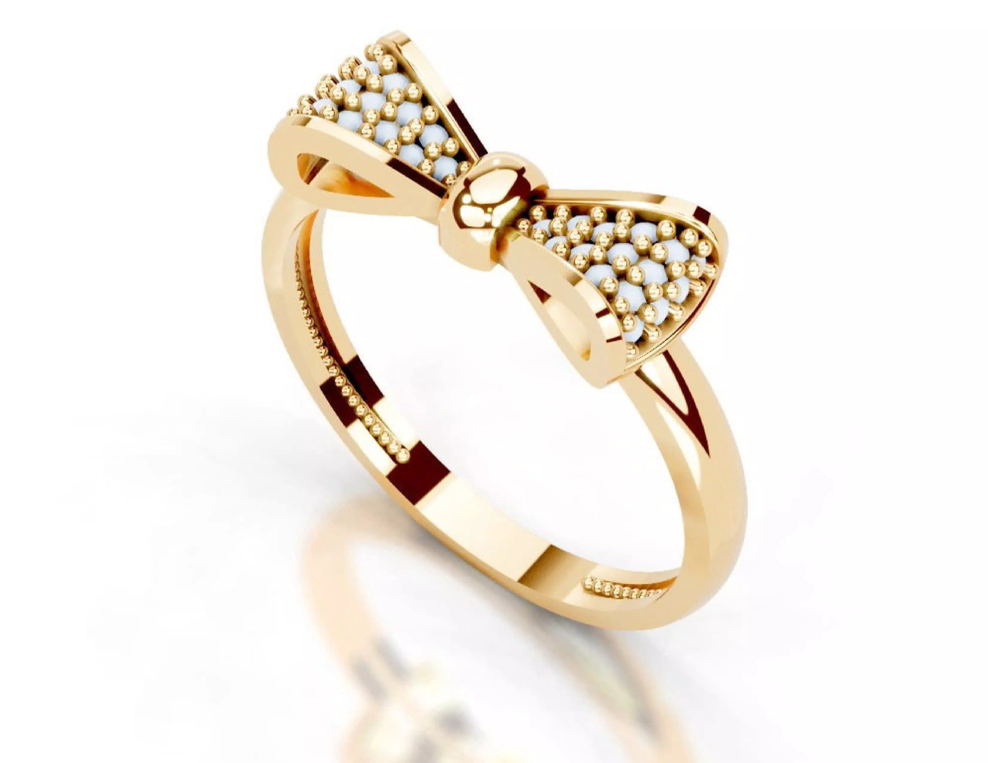 3D Printable Diamond Ring Models STL 3DM File 3D print model 3D print model_8