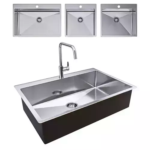 Kitchen sink and faucets