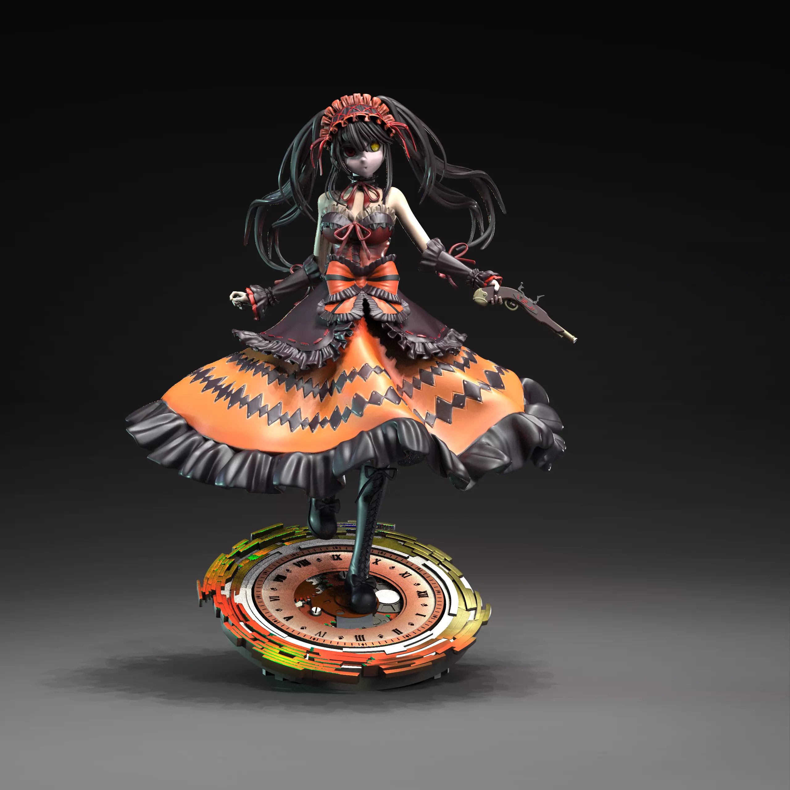 Fan art Kurumi Tokisaki 3D print model