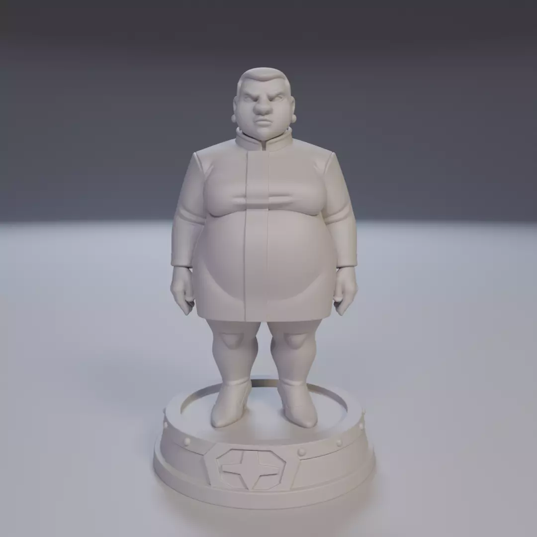 Amanda Waller Justice League 3D print model_15