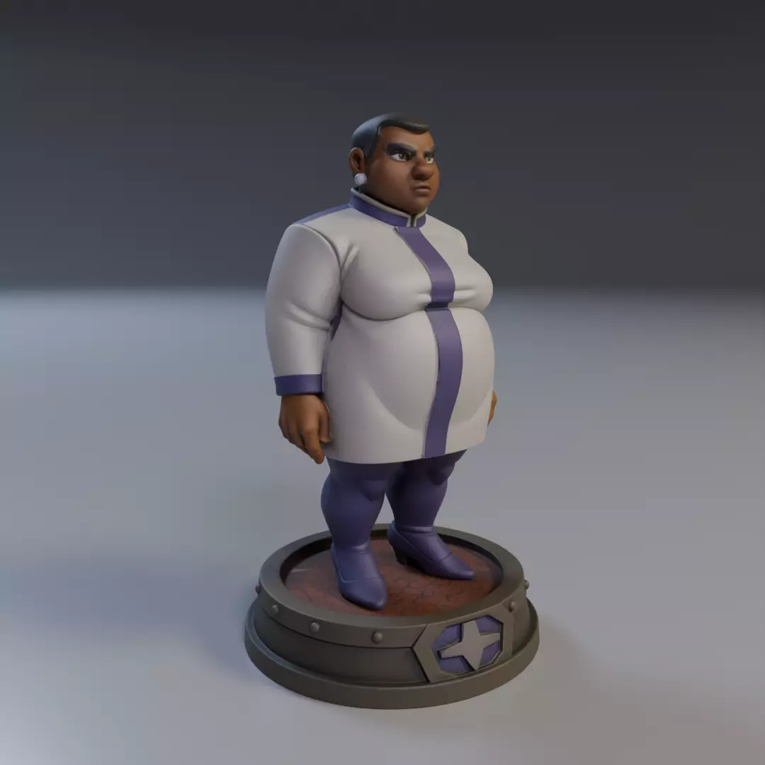 Amanda Waller Justice League 3D print model_1