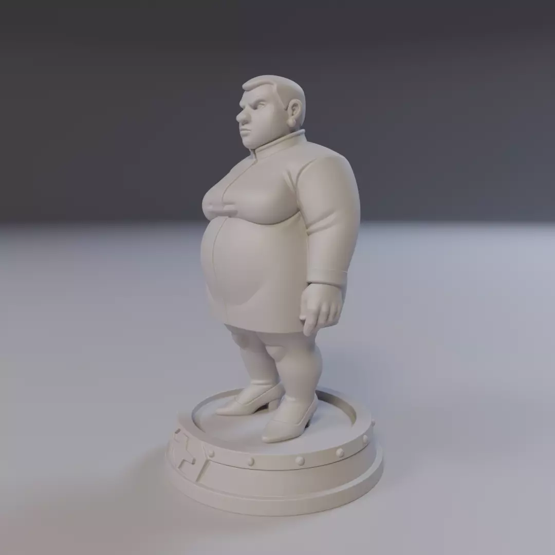 Amanda Waller Justice League 3D print model_10