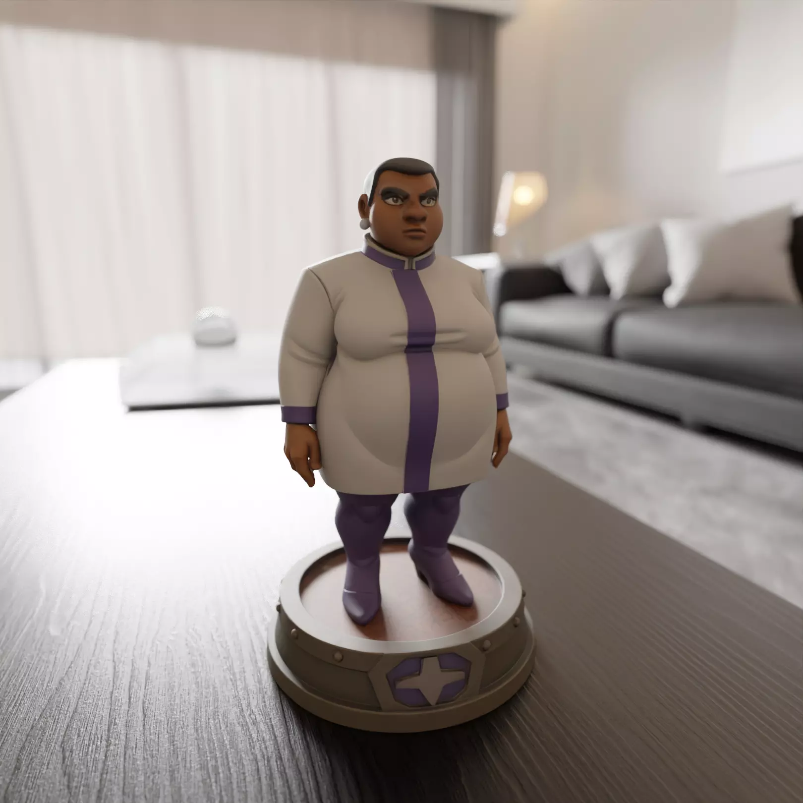 Amanda Waller Justice League 3D print model_0