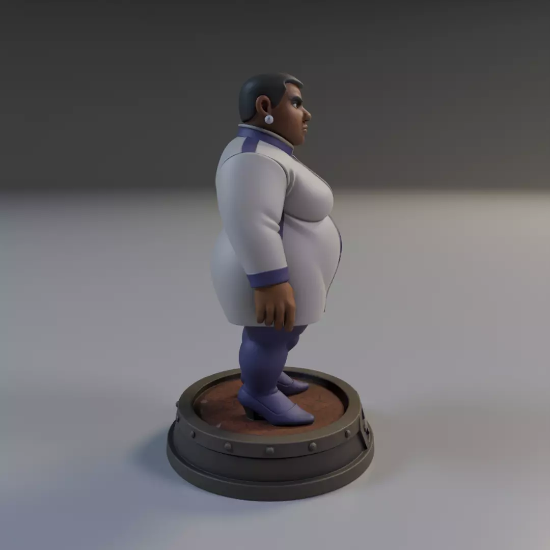 Amanda Waller Justice League 3D print model_3