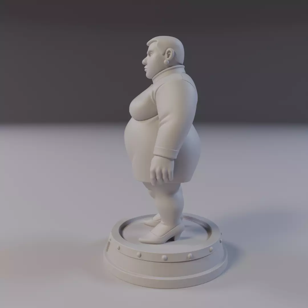 Amanda Waller Justice League 3D print model_4