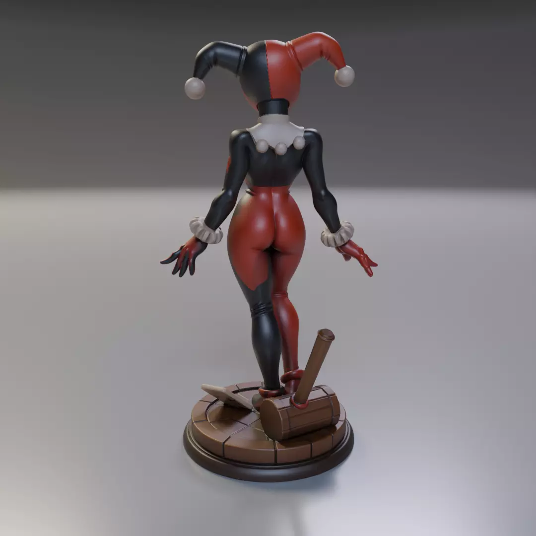 harley quinn Justice League 3D print model_6