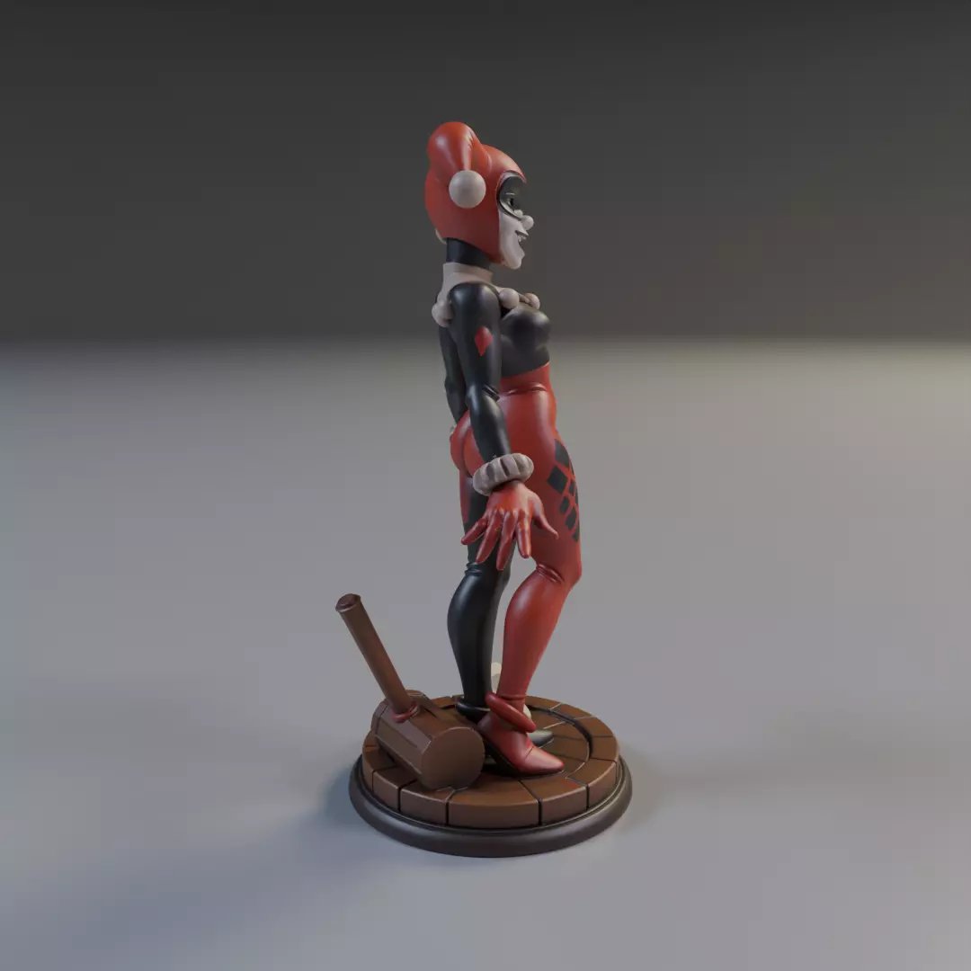 harley quinn Justice League 3D print model_2