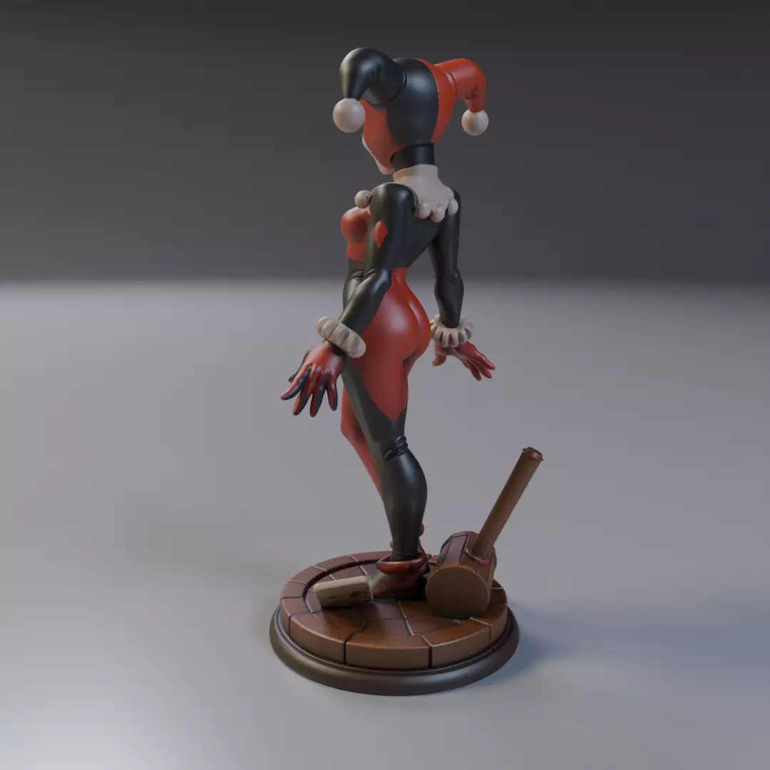 harley quinn Justice League 3D print model_8