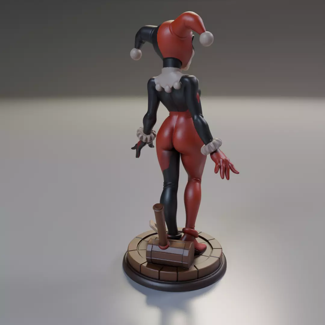 harley quinn Justice League 3D print model_14