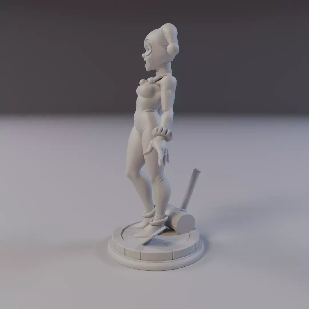harley quinn Justice League 3D print model_3
