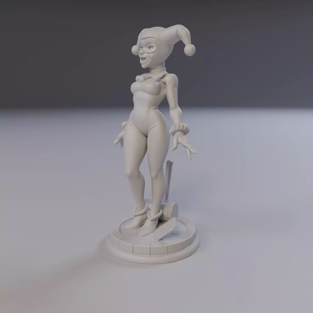 harley quinn Justice League 3D print model_9