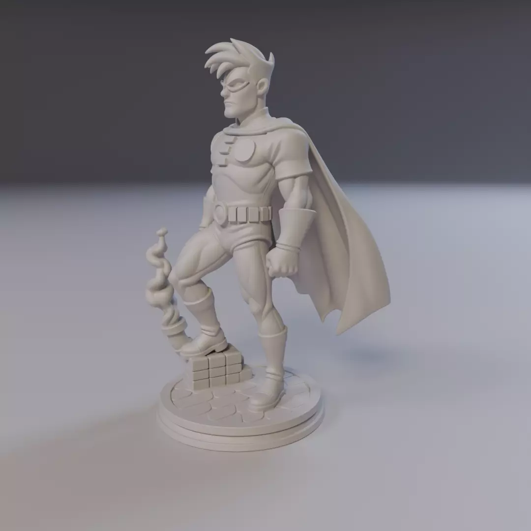 Robin Justice League 3D print model_9