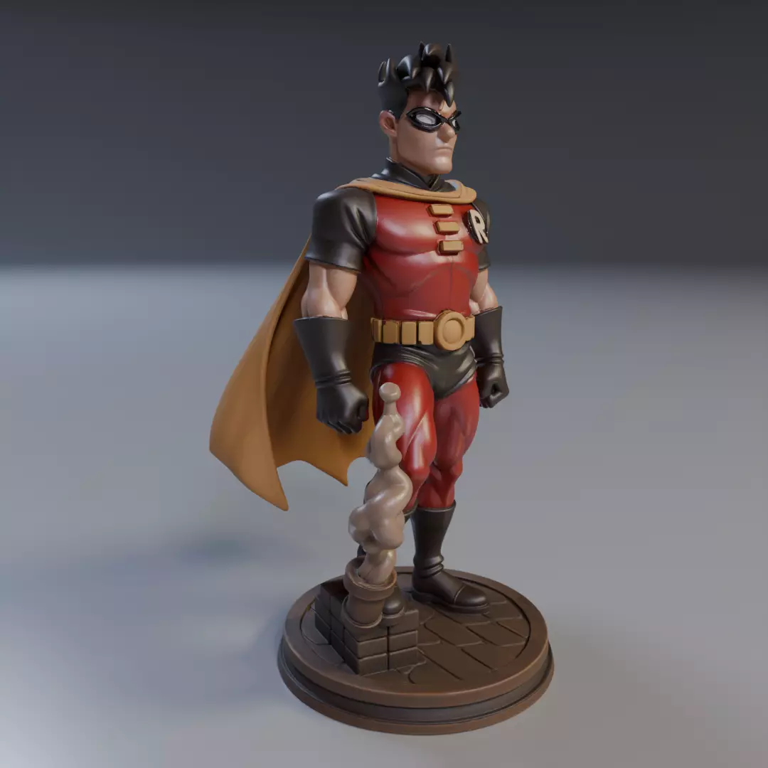 Robin Justice League 3D print model_12