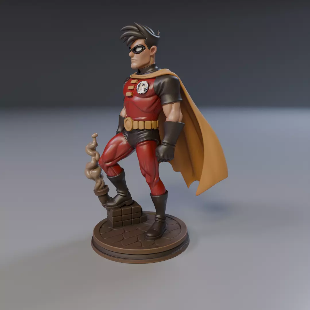 Robin Justice League 3D print model_10