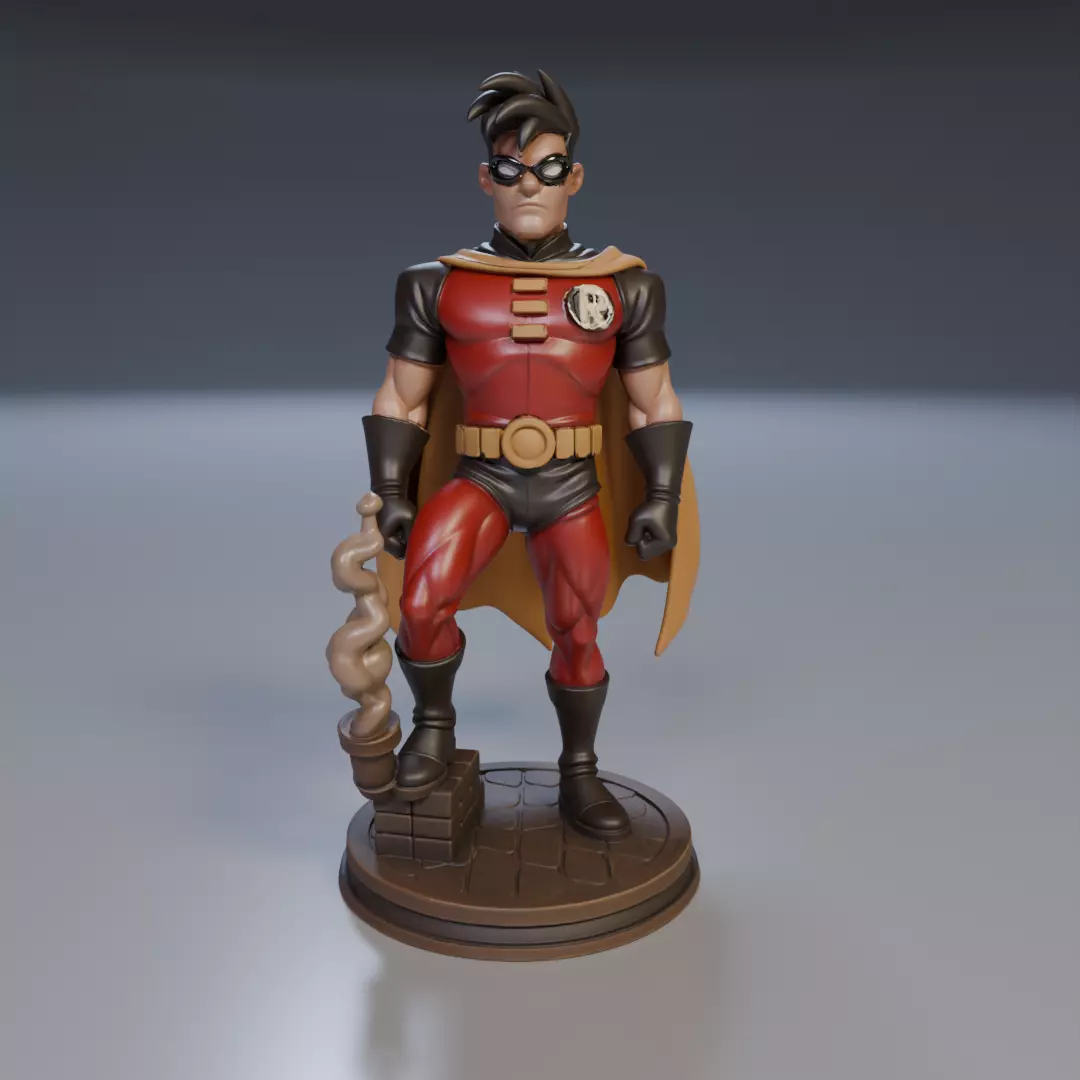 Robin Justice League 3D print model_16