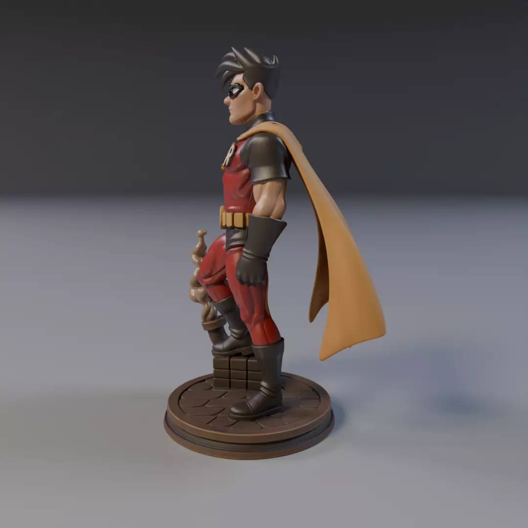 Robin Justice League 3D print model_4
