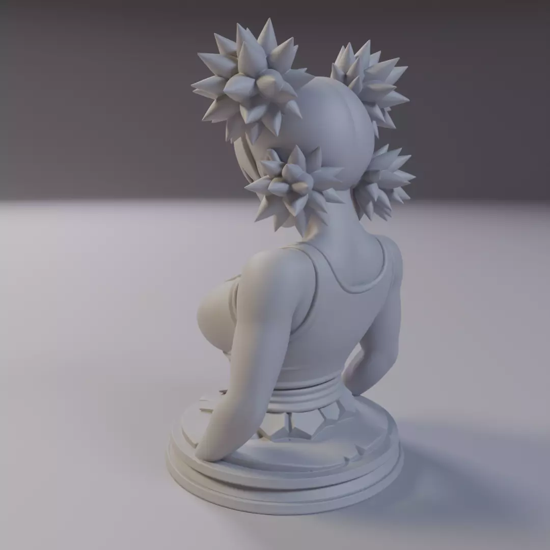 Temari Bust Naruto 3D print model_8