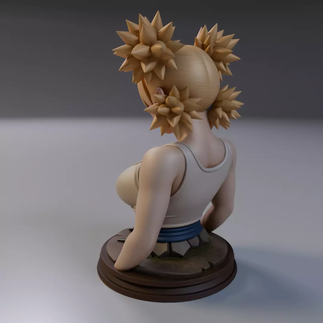 Temari Bust Naruto 3D print model_9