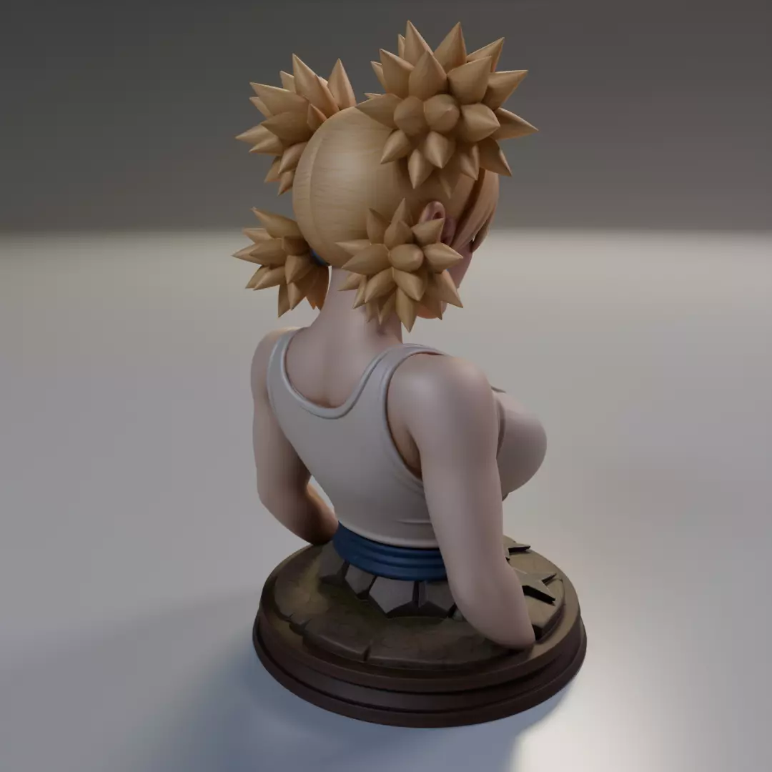 Temari Bust Naruto 3D print model_15