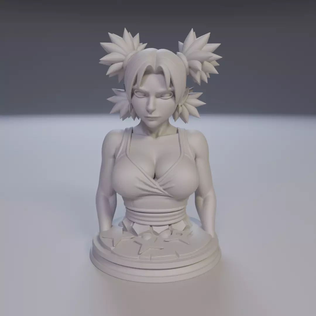 Temari Bust Naruto 3D print model_1