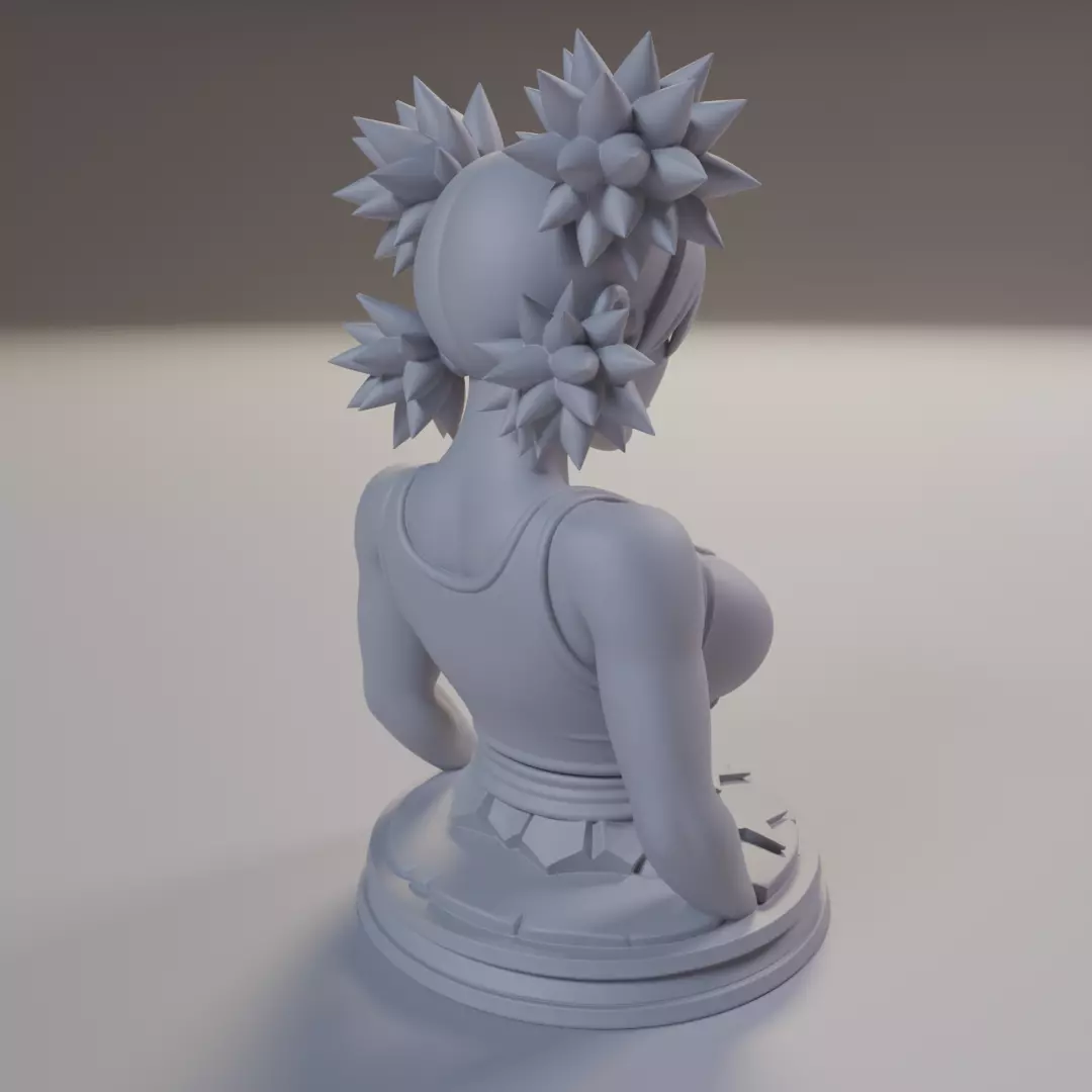Temari Bust Naruto 3D print model_14