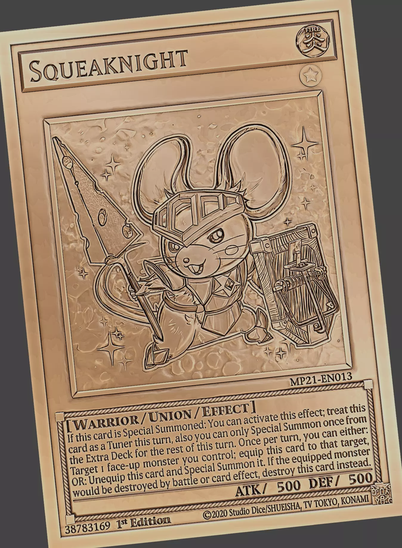 Squeaknight - yu-gi-oh Free 3D print model