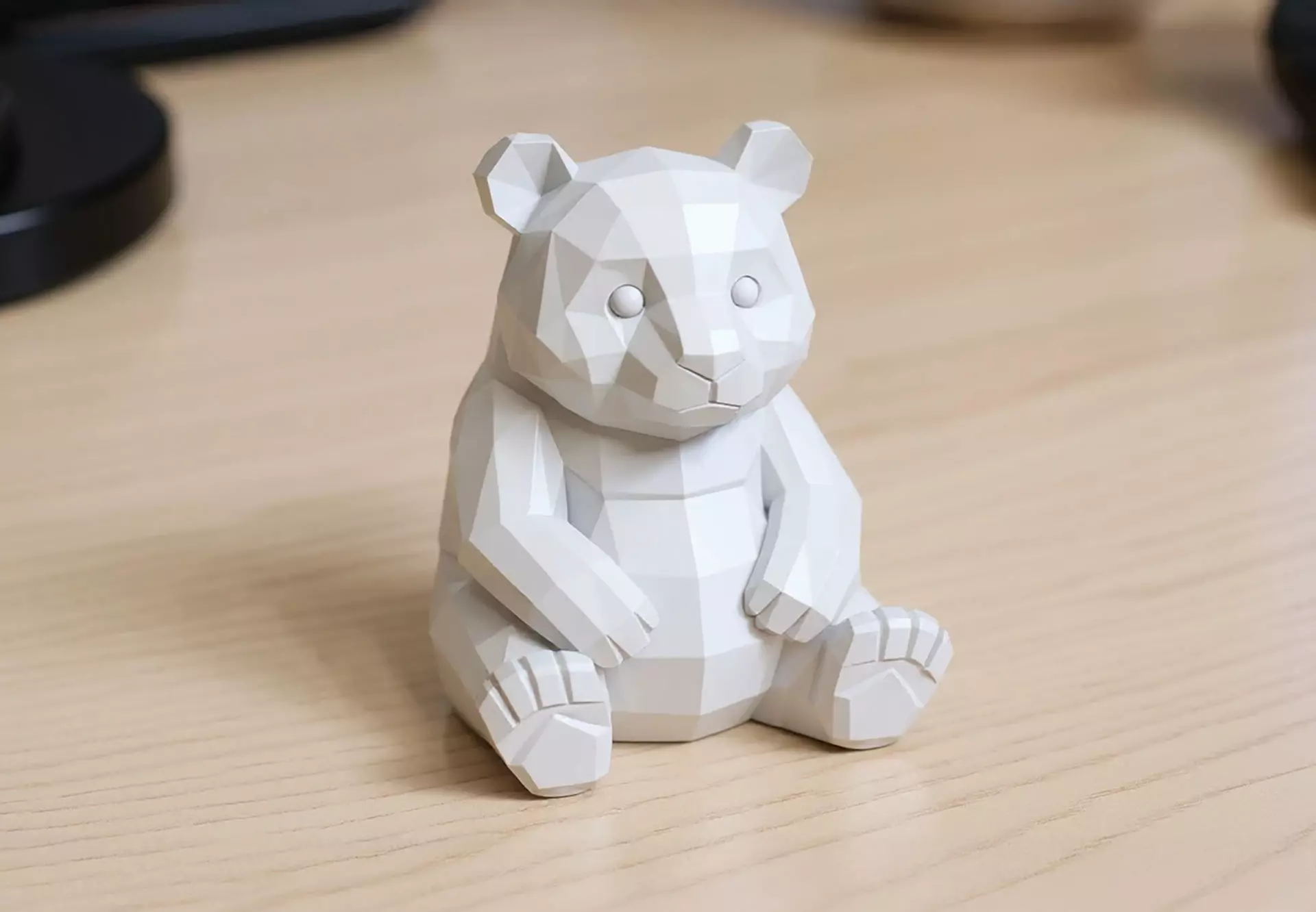 Panda Low-Poly 3D Printable 3D print model_0