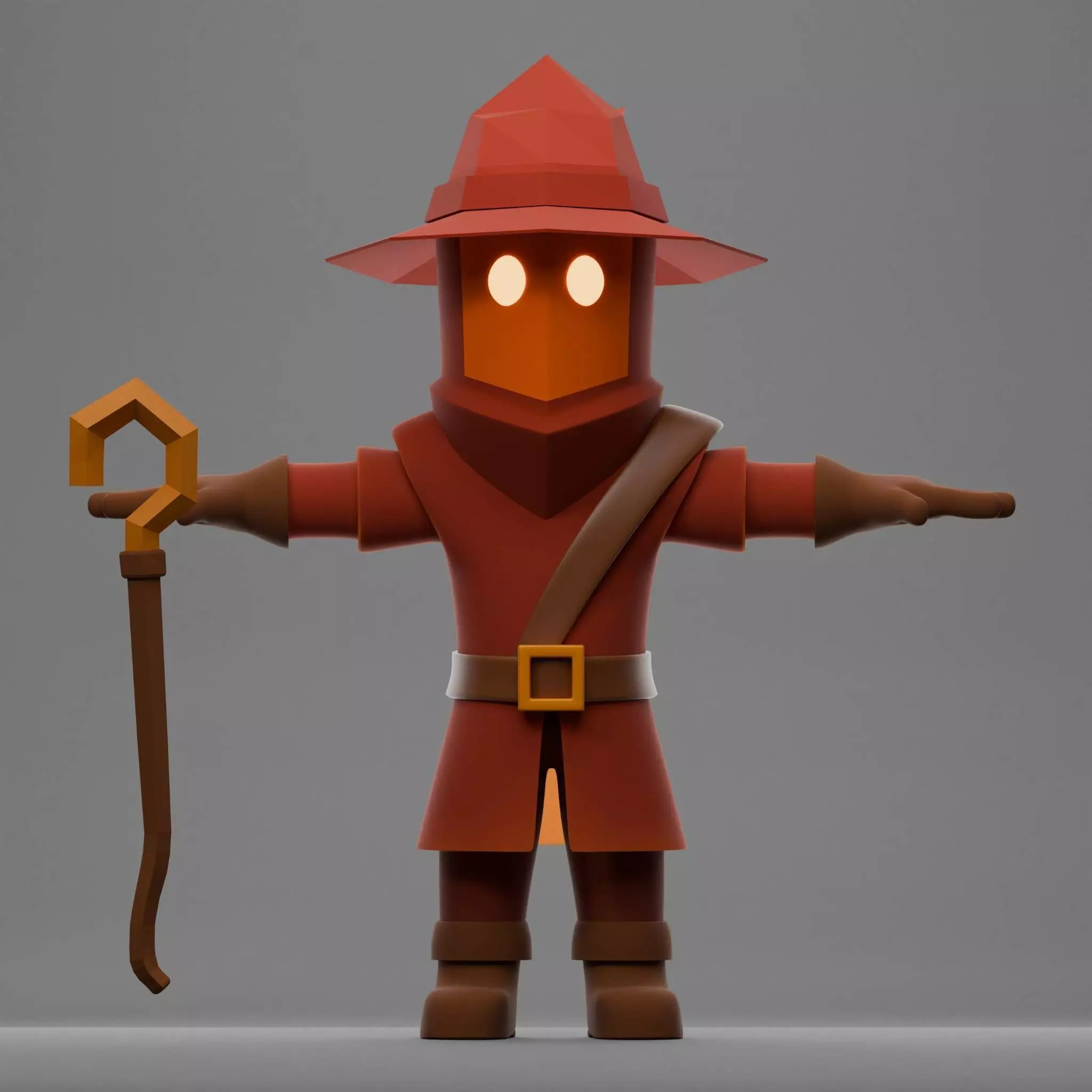 Adventure Pack  5 Rigged Low-Poly Characters 3D model_2