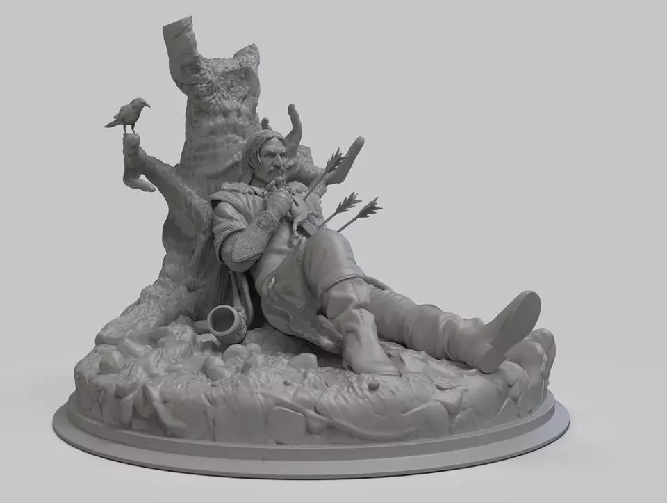 Lord of the rings Boromir 3D print model_1