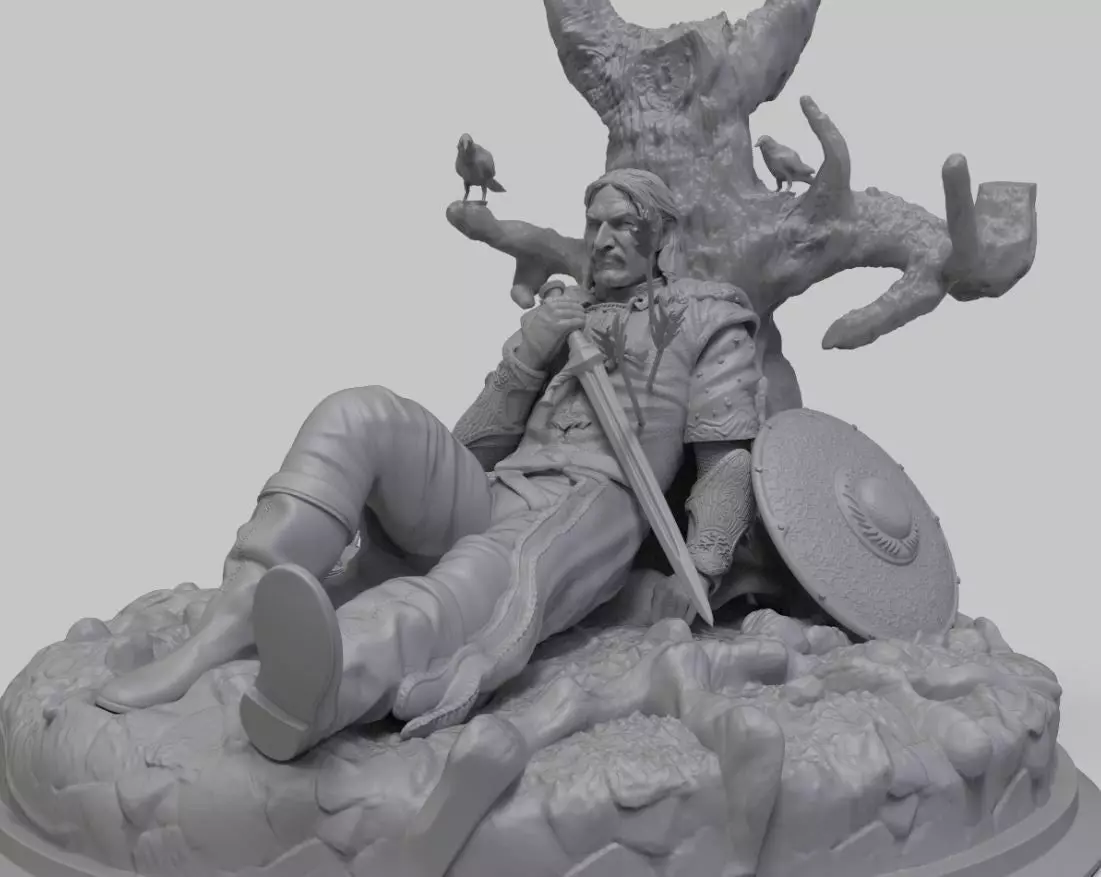 Lord of the rings Boromir 3D print model_0