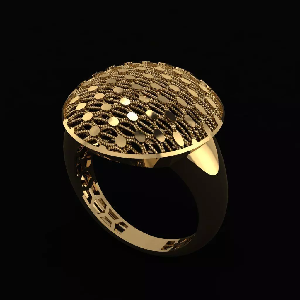 Minimalist Turkish Ring 3D print model