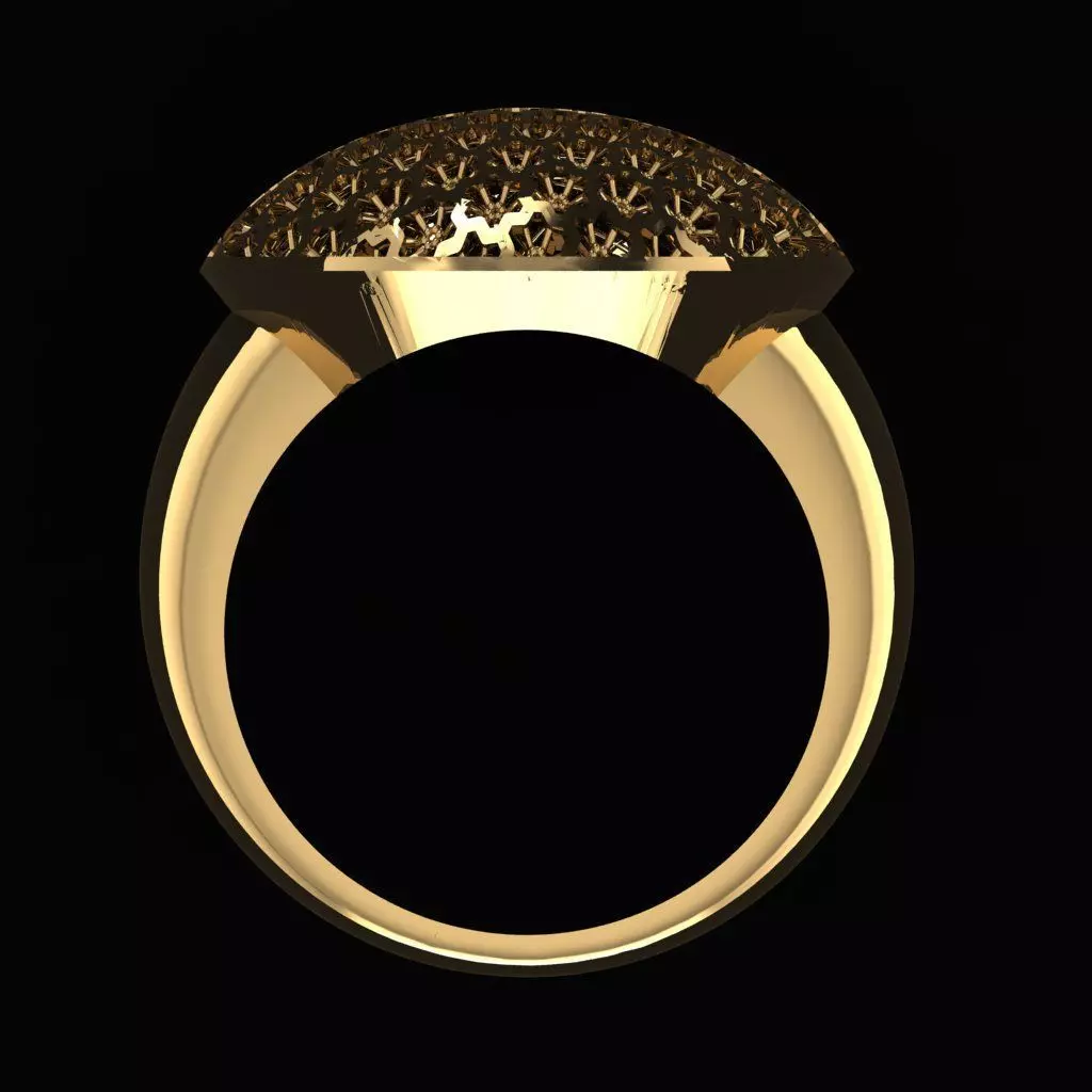 Minimalist Turkish Ring 3D print model_2