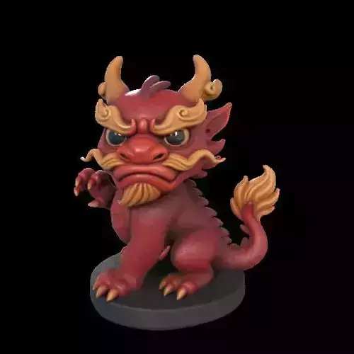 Blaze Cub Baby Guardian Dragon