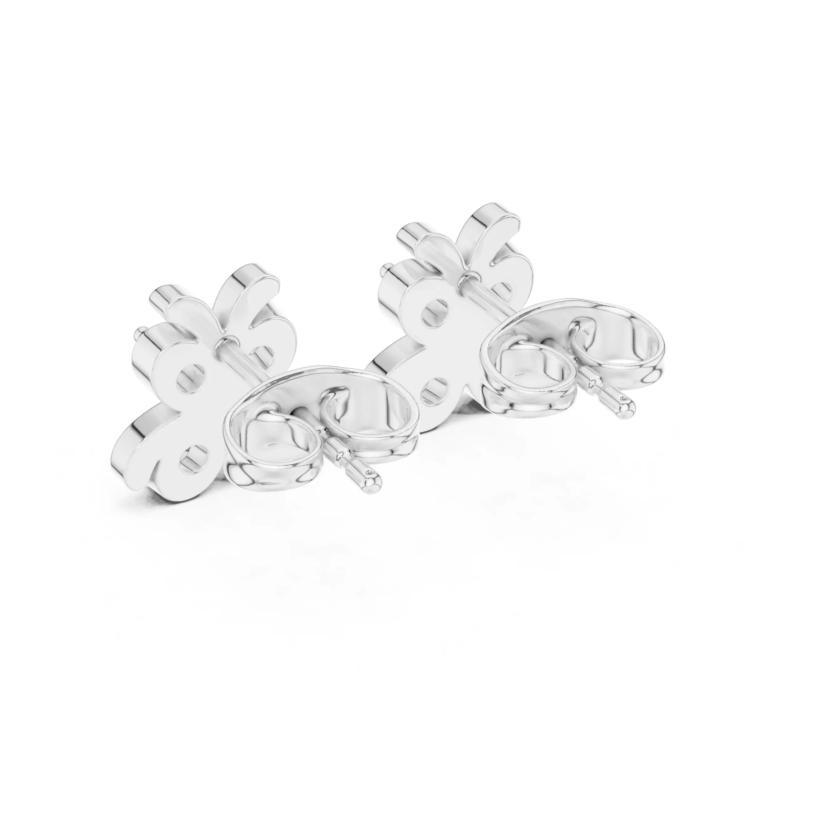 Diamond Studs Earrings 3dm stl renders animation videos details 3D print model_9