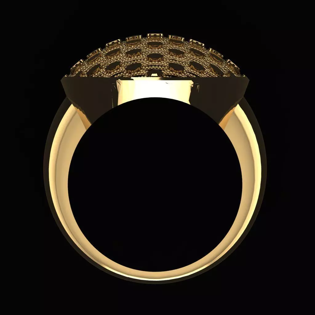 Minimalist Turkish Ring 3D print model_2