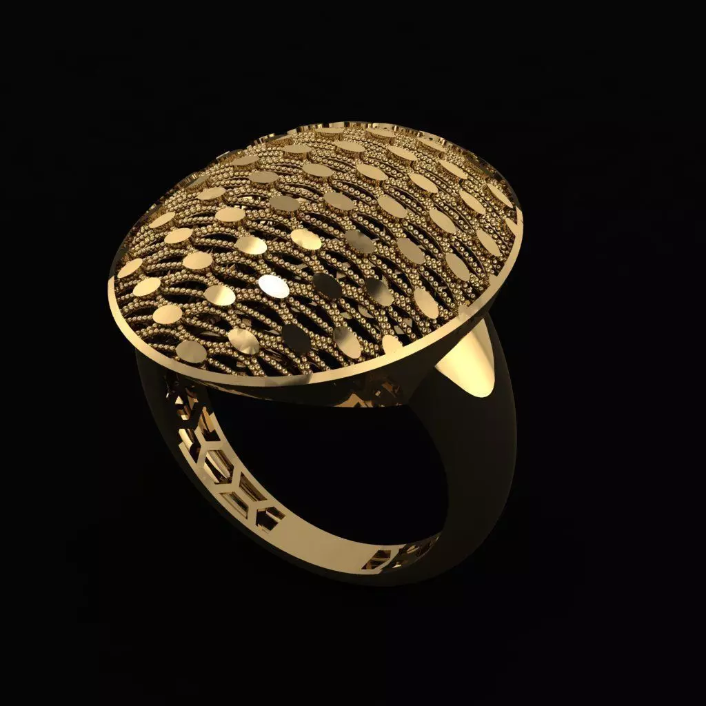 Minimalist Turkish Ring 3D print model_0
