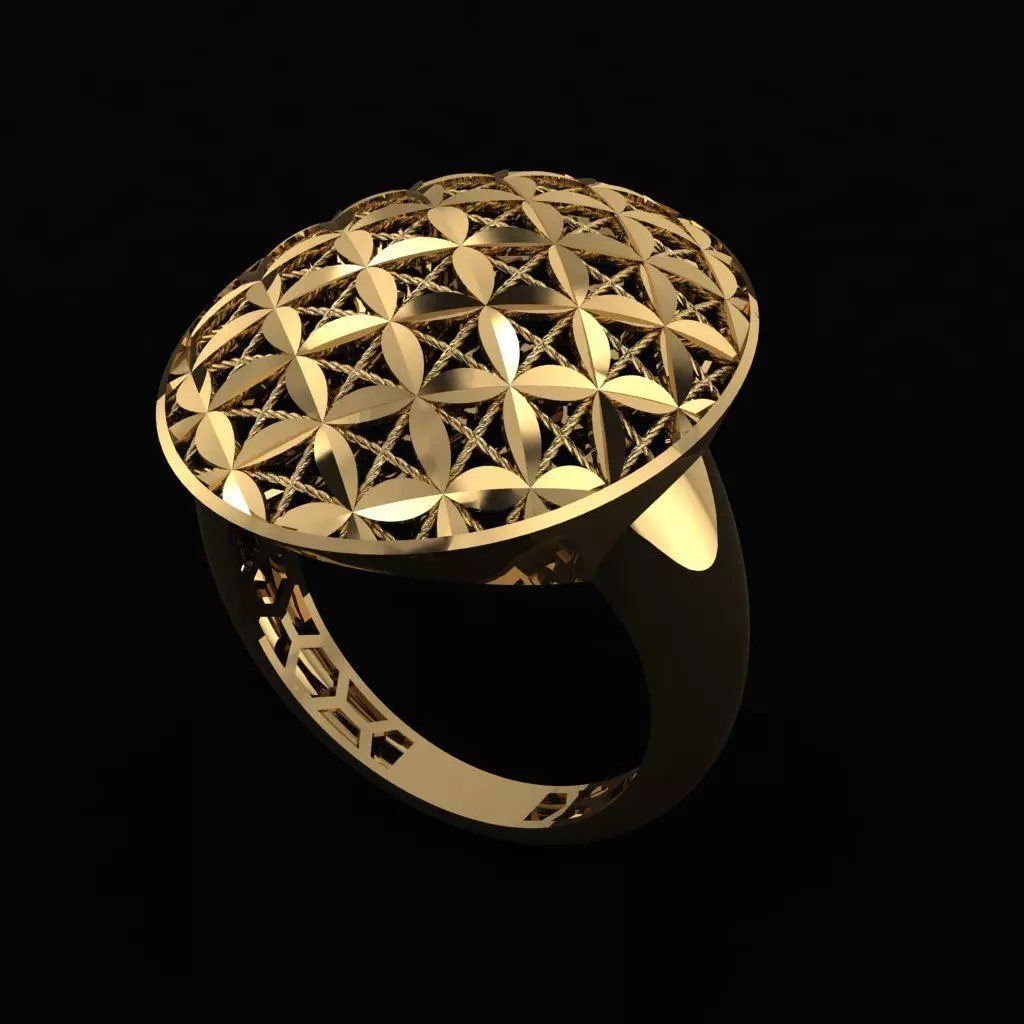 Minimalist Turkish Ring 3D print model