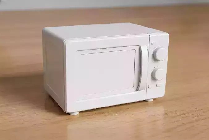 Microwave Oven 3D Printable 3D print model