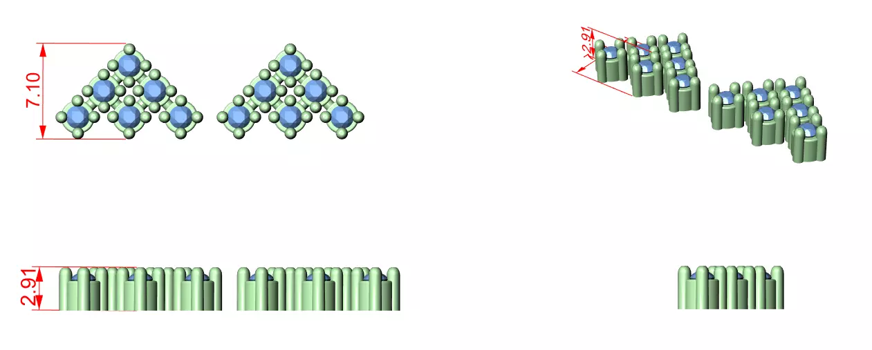 Diamond Studs Earrings 3dm stl renders animation videos details 3D print model_4