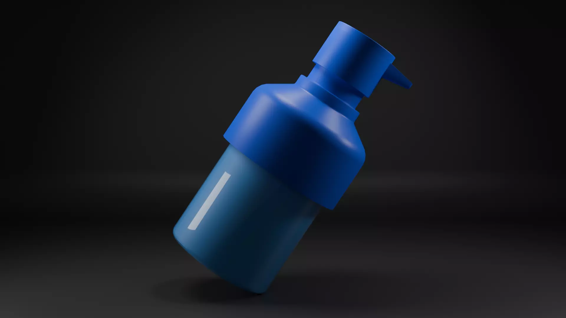 Hand Wash Bottle 3D model_1