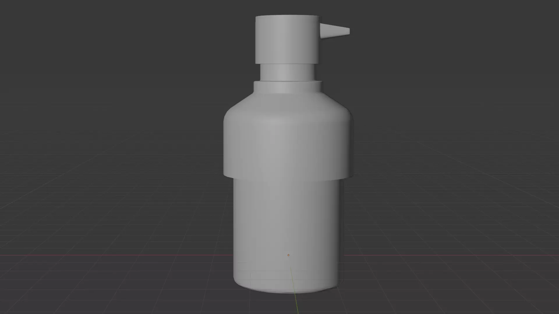 Hand Wash Bottle 3D model_3