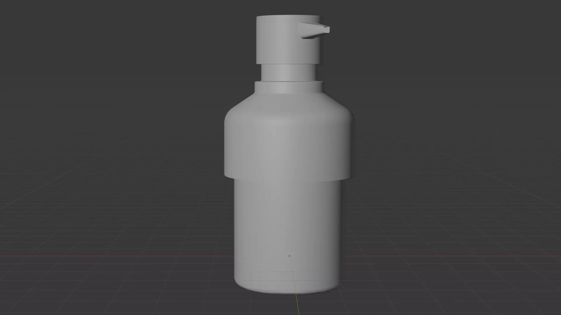 Hand Wash Bottle 3D model_4