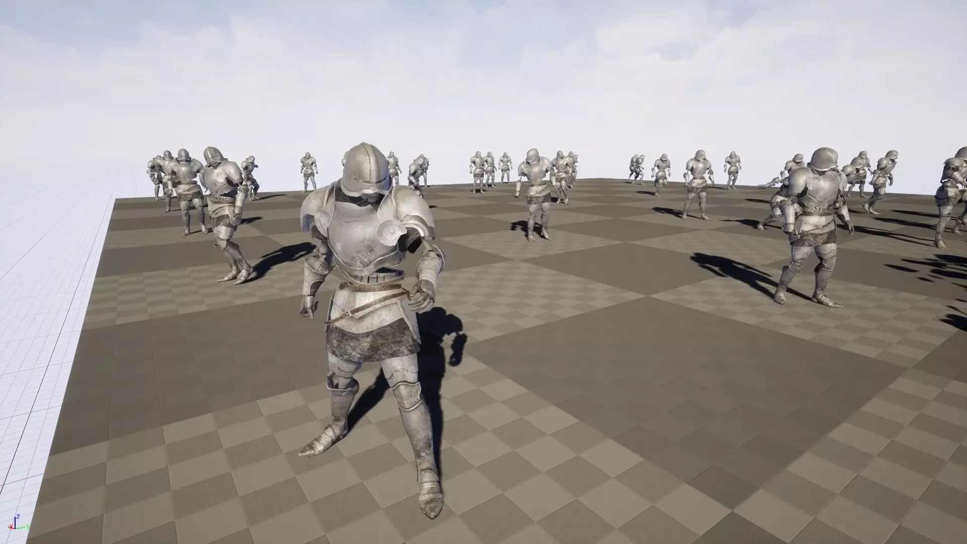 SkeletonKnight Low-poly 3D model_11