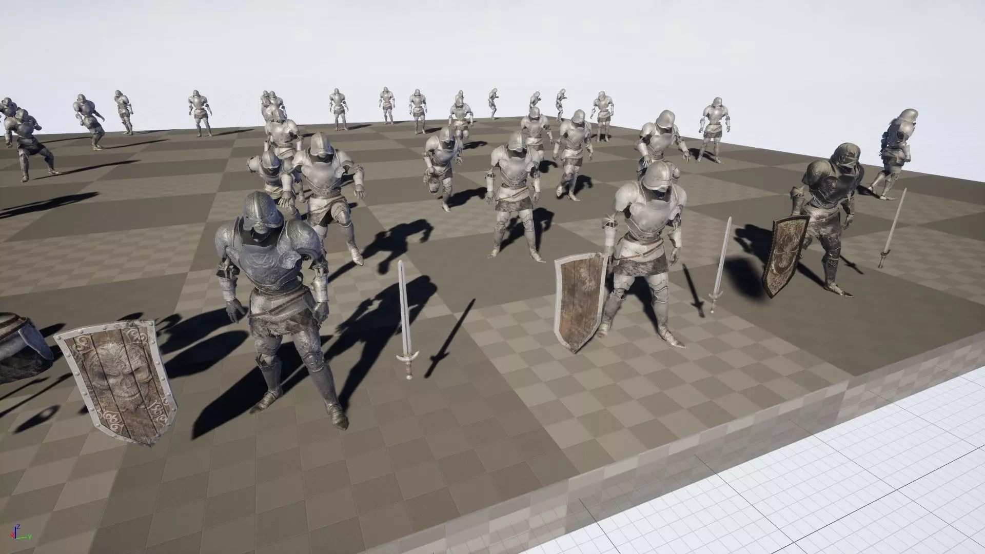 SkeletonKnight Low-poly 3D model_6