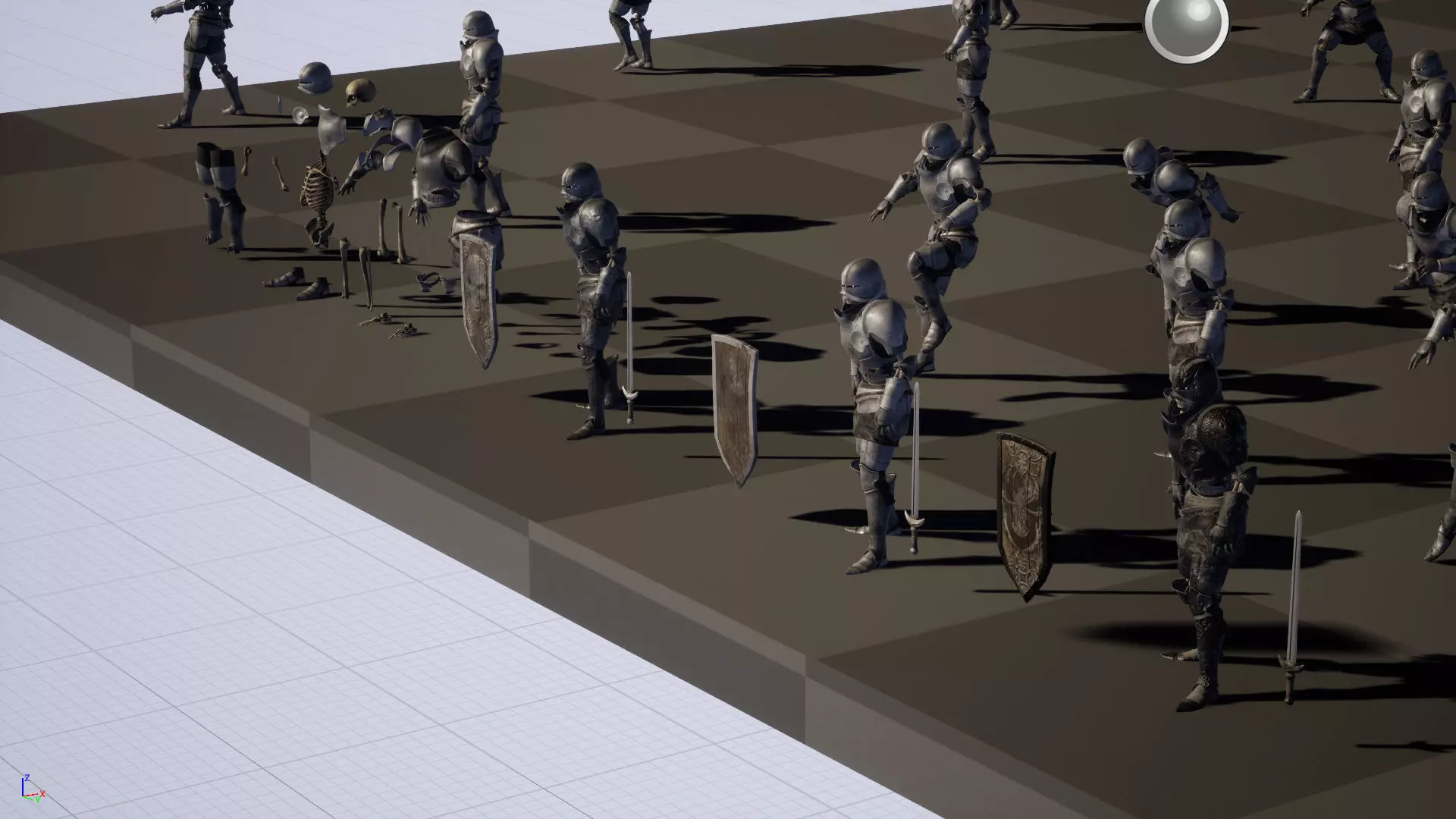 SkeletonKnight Low-poly 3D model_38