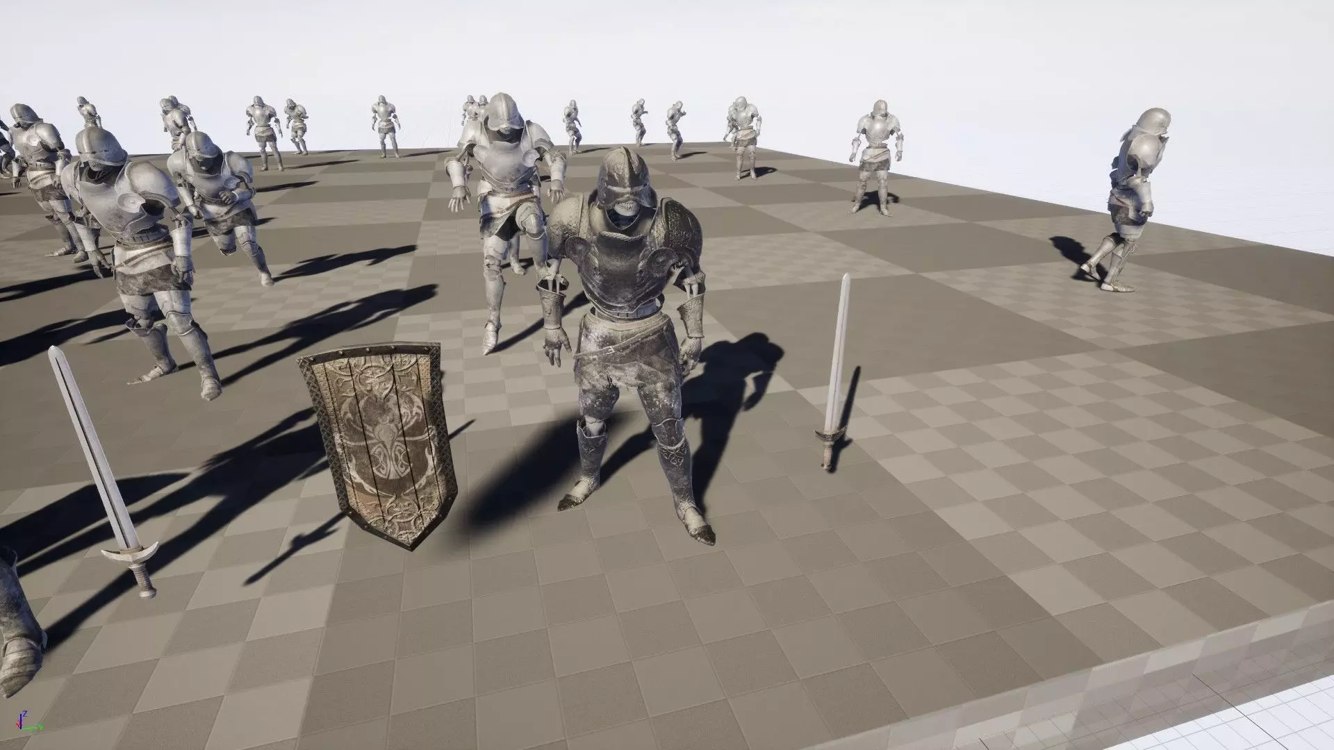 SkeletonKnight Low-poly 3D model_7