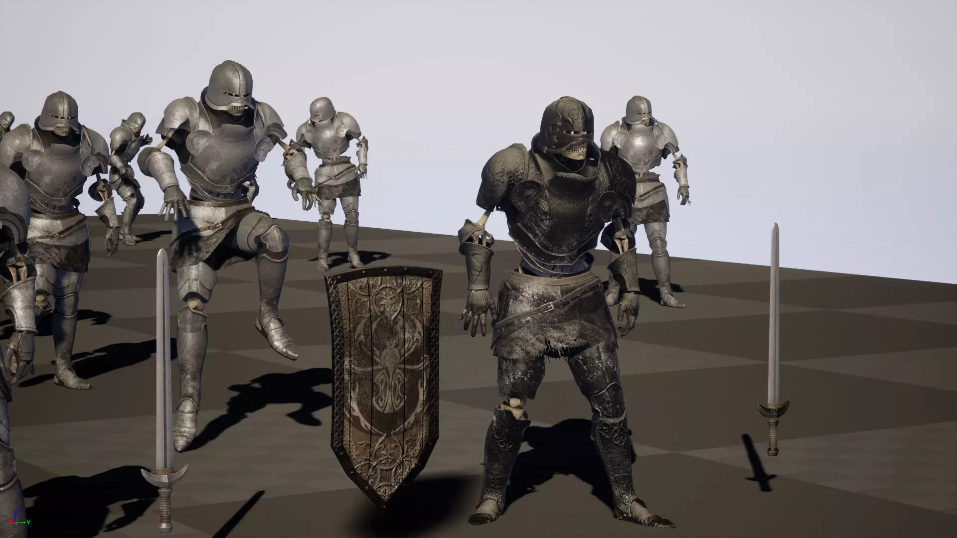 SkeletonKnight Low-poly 3D model_39