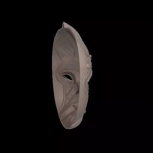 Guardian of Heritage Tribal Mask Sculpture 3D print model_3